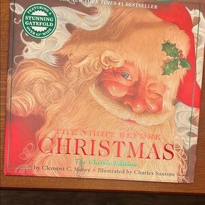 The Night Before Christmas Classic Edition Book. Hardback